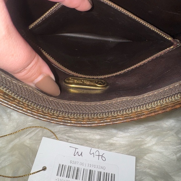 Brown Patterned Valentino Women’s Clutch Bag - Picture 4 of 7